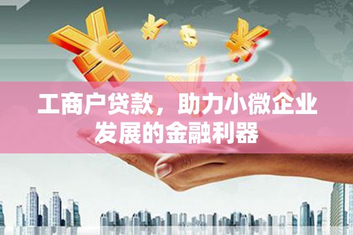 双流工商户贷款，助力小微企业发展的金融利器