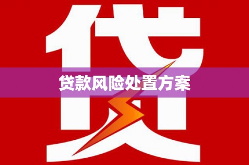 双流贷款风险处置方案