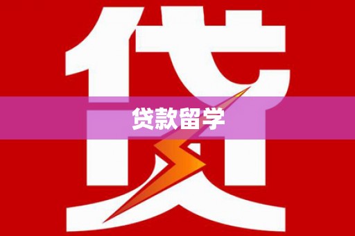 双流贷款留学