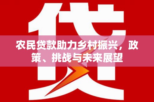 双流农民贷款助力乡村振兴，政策、挑战与未来展望