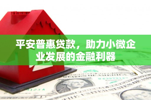 双流平安普惠贷款，助力小微企业发展的金融利器