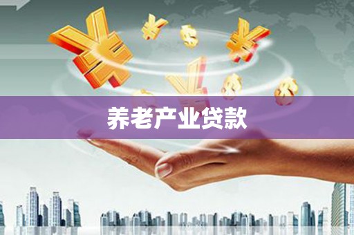 双流养老产业贷款