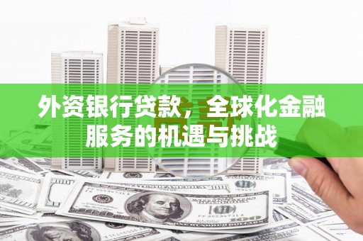 双流外资银行贷款，全球化金融服务的机遇与挑战